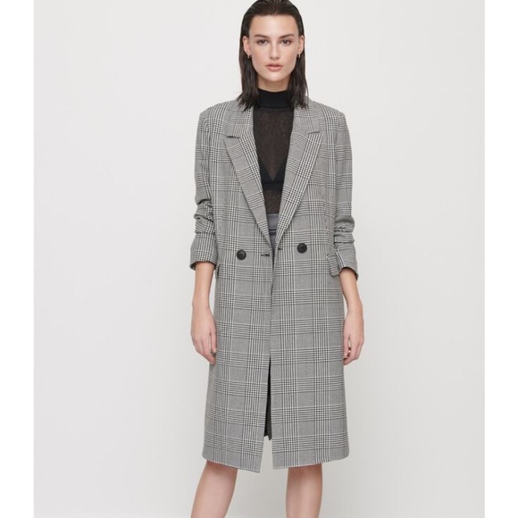 Dynamite Jackets & Blazers - Dynamite long plaid coat